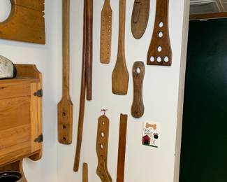 Antique Laundry and Sock Wood Accessories
