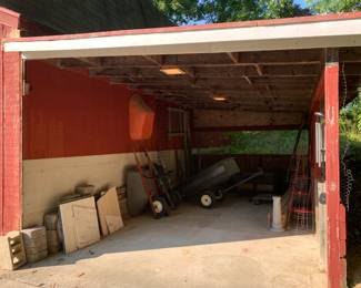 Small trailer, pavers, marble and granite