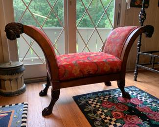Baker Furniture window seat - Stately Homes Collection