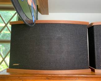 Bose 901 V Speakers, Stands, and Equalizer 