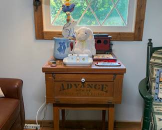 Heather Lane Pottery Lamp, Bing & Grondahl Inkwell