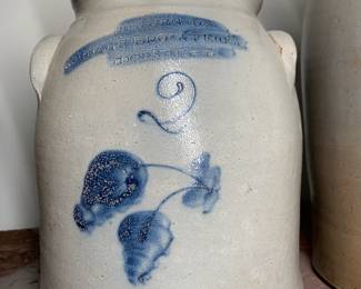 "Return To" Stoneware Crock