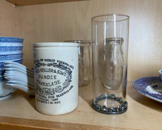 Antique James Keiller and Sons Dundee Marmalade Jar - 1 lb - England