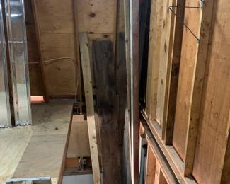 Huge barn wood beams