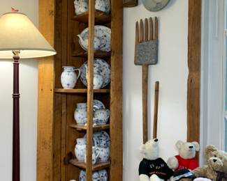 Presale available - Hen/chicken nesting box (turned on it's side and converted into a cabinet display. 