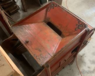 Antique seed cleaner fanning mill – E. F. Michael Co.