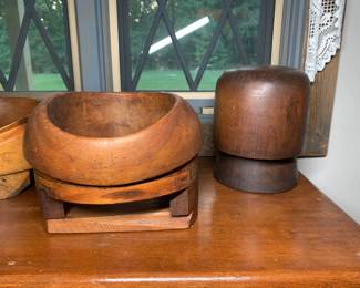Antique Wood Molds - Millinery Hat Block