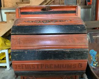 Antique seed cleaner fanning mill – E. F. Michael Co.