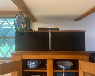 Bose 901 V Speakers, Stands, and Equalizer 