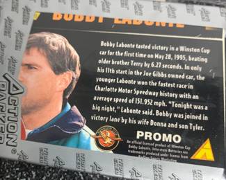 Racing promo cards
