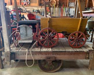 Lineberry cart. (Goat cart on top has been sold).