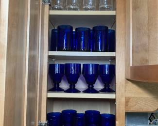 Cobalt Blue Drinking Glasses