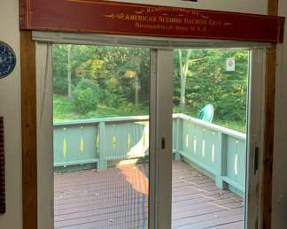 Star tobacco porcelain sign