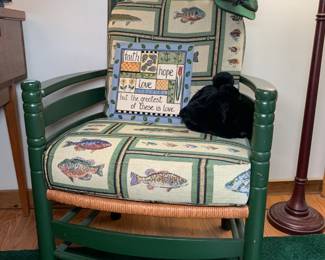 Fishing themed chair