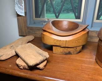 Antique Wood Mold - Millinery Hat Block