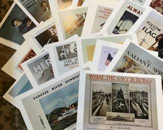 US Navy complete recruiting poster issue set. Mint condition.