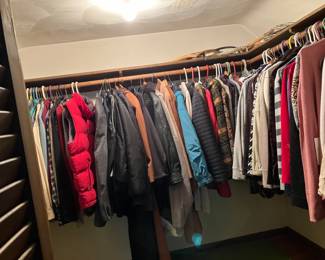 Cold Weathers is coming lots of jackets and heavy coats, male and female priced $6-10