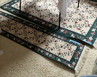 Assortment of accent rugs photo    See next photo for more rugs 