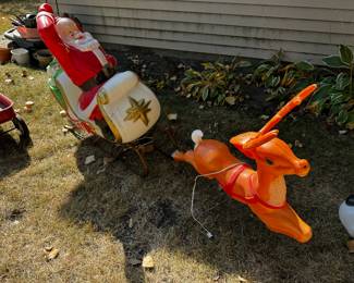 Merry Christmas and Santa and Rudolph are in the Hood