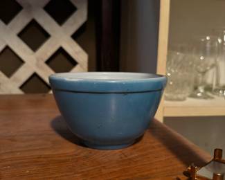 Blue Pyrex Bowl