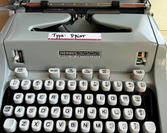 Hermes 3000 Typewriter 