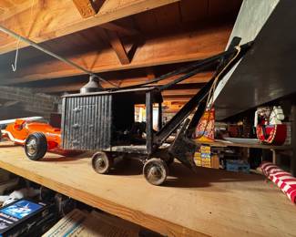 Antique Metal Construction Toy