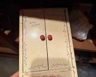 Miniature Doll Armoire 