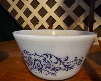 Milk Glass Bowl 