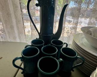 Tea Server with Cups 