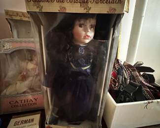 Bisque Porcelain Doll