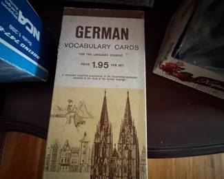 German Vocabulary Cards