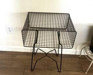 Vintage Metal Cage Table -$100