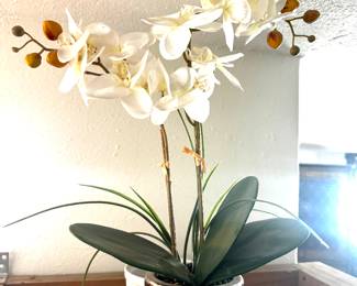 Faux Orchid Plant - NO WATERING!