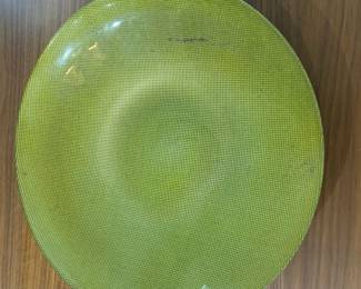 Green Glass Bowl