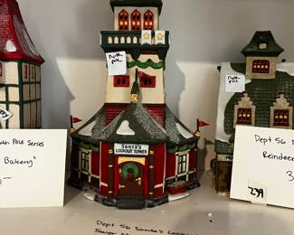 #240	Dept 56 Santa's Lookout Tower North Pole Series	 $35.00 
