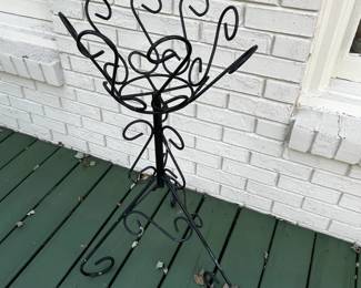 #198	Black Iron 33" Tall Plant Stand	 $30.00 
