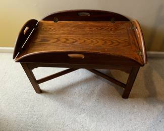#218	Oak Faux Butlers Coffee Table - 33x20x17	 $75.00 
