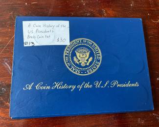#13	A coin History of US Presidents brass coin set 41 coins	 $30.00 			
