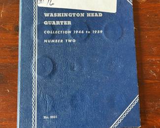 #16	29 silver Washington quarters in album	 $175.00 
