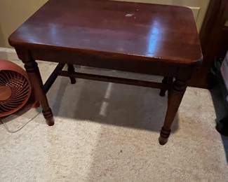 #254	Wood Vanity Stool - 22x14x17	 $30.00 
