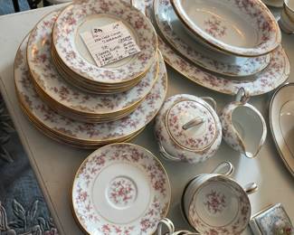 #201	Noritake "Charmaine" China Set 	 $165.00 
