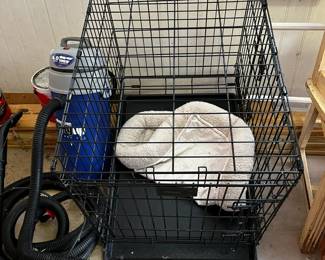 #126	Large Dog Crate  21x30x22	 $35.00 
