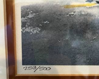 #99	"Albert Lane" Print 253/500 of Madison Cty. Courthouse  - Framed - 26x20	 $175.00 
