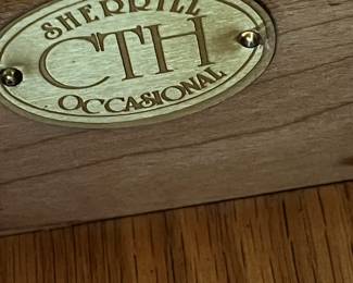 #69	Sherrill Half Round End Table w/1 drawer - 28x14x28	 $125.00 
