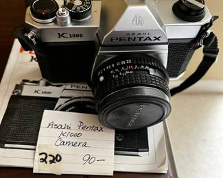 #220	Pentax Camera K1000 	 $90.00 
