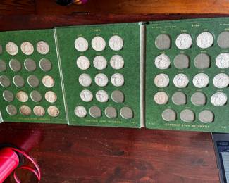 #19	27 90% silver Franklin/Kennedy half dollars 4 40% silver Kennedy half dollars in album 31 coins 	 $350.00 
