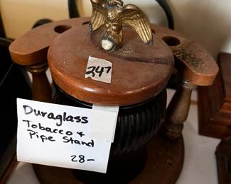 #247	Duraglass Tobacco & Pipe Stand	 $28.00 
