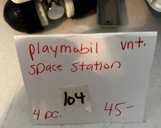 #104	Playmobile space Station - 4 pc	 $45.00 

