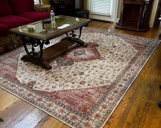 #178	Loloi Machine Made Washable Rug - Sky/Ivory Blue Berry Rug  7'6"x9'6"	 $75.00 
