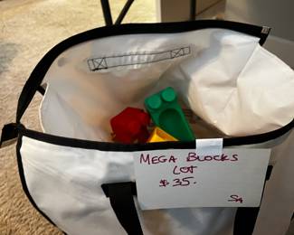 #113	Mega-Blocks in Bag Lot	 $35.00 
